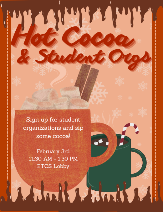 Hot Cocoa with Cinnamon Stick and Candy Cane, Dripping Chocolate