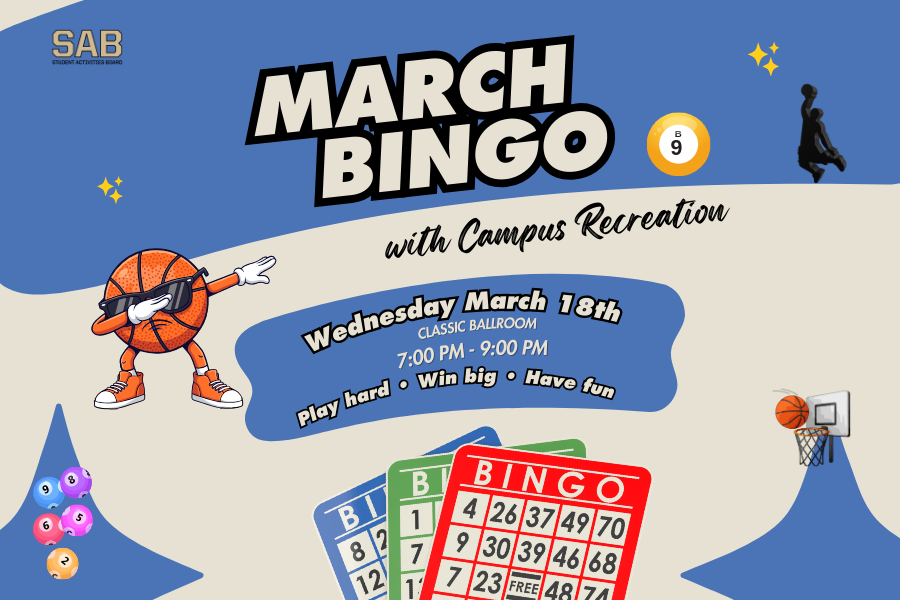 SAB March Bingo