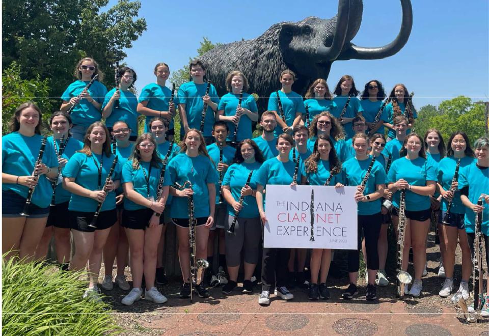 gaggle of clarinetists