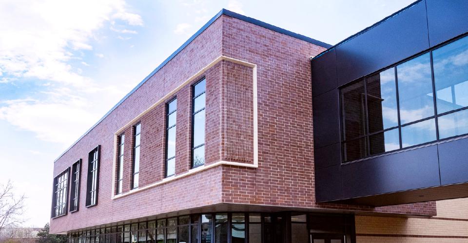 photo of exterior of new building