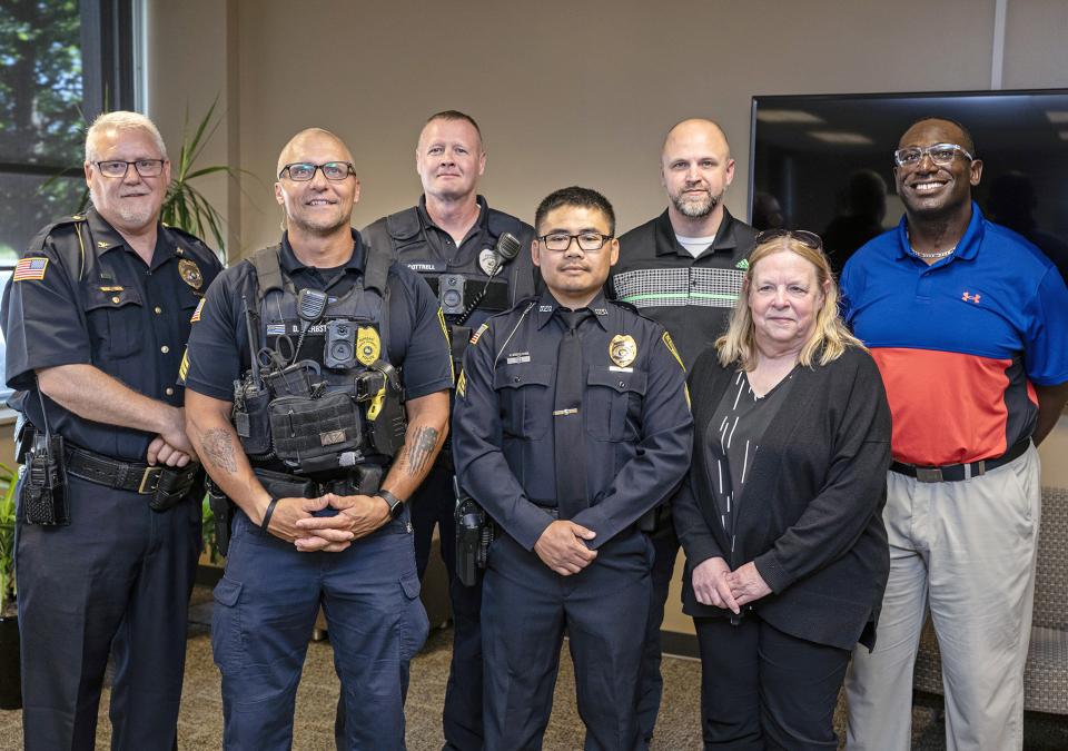 Group shot of police officers