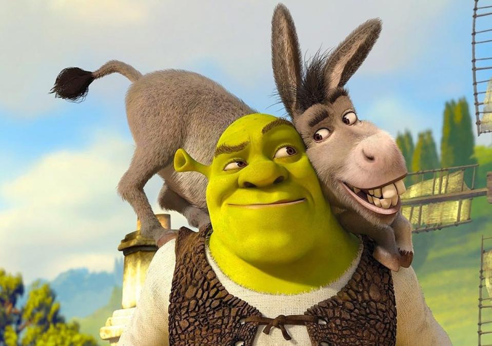 Shrek movie poster