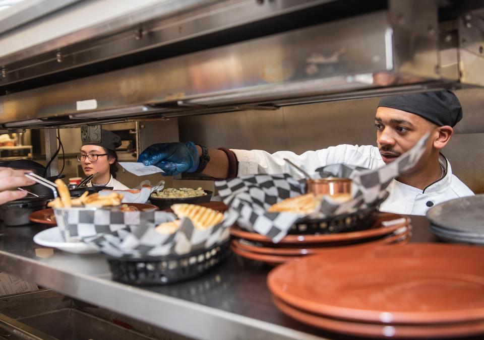 Holiday Inn student-run restaurant's kitchen