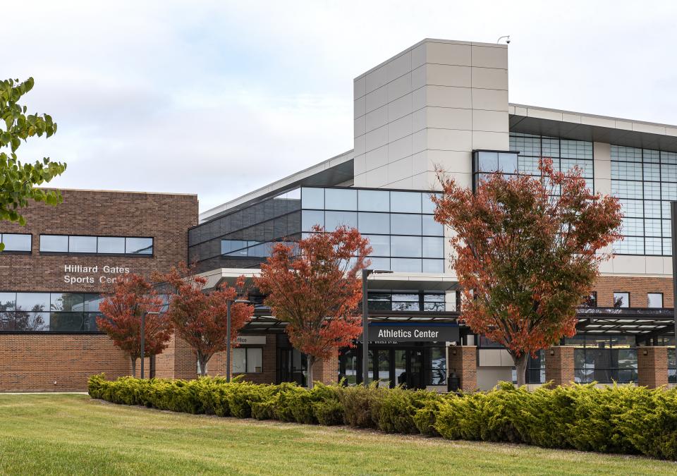 Athletics Center and the Hilliard Gates Sport Center on main campus.