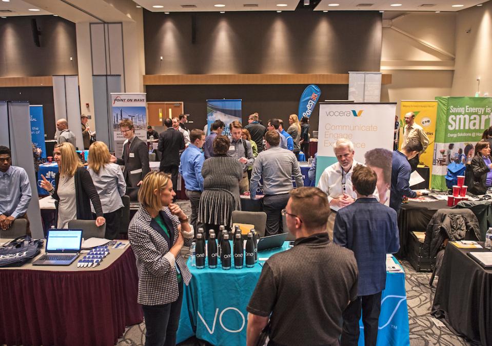 Students at 2018 Career Fair