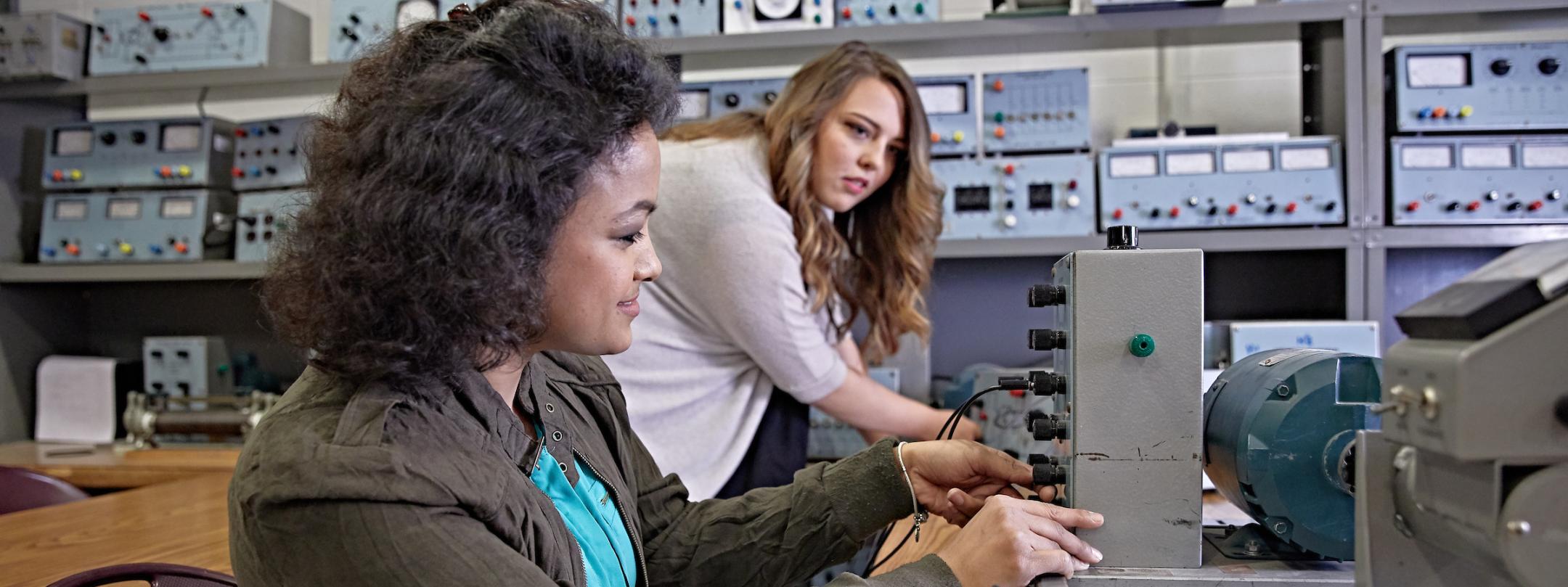Students in lab