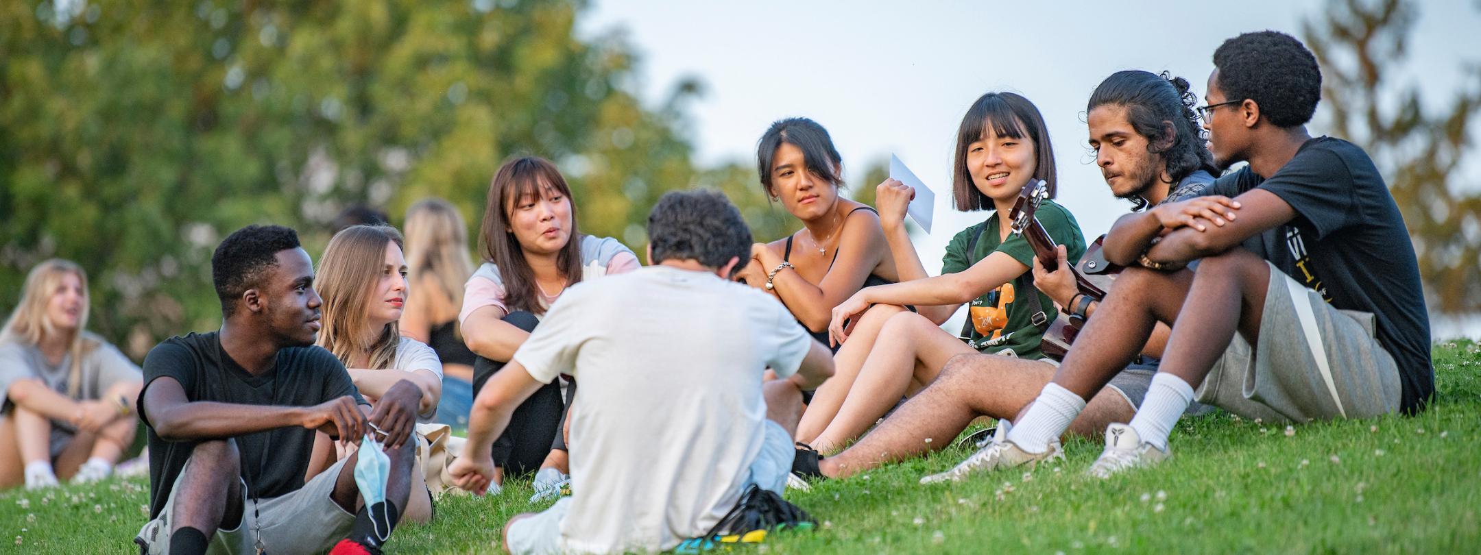 Students outdoors