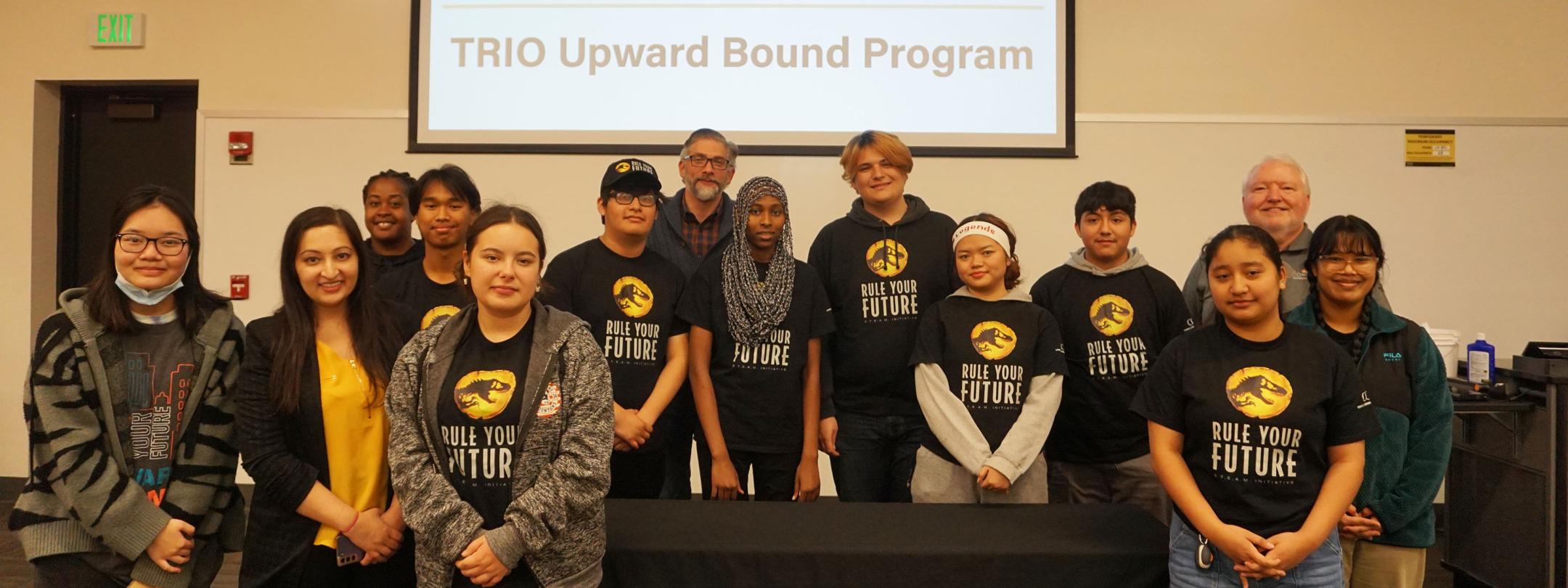 TRIO Upward Bound student group photo