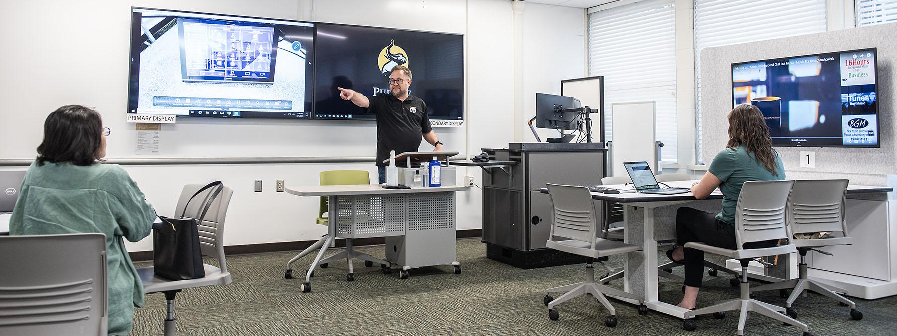 A Purdue Fort Wayne classroom