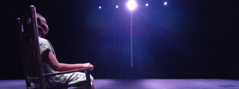 A photo taken from the stage of The Color Purple