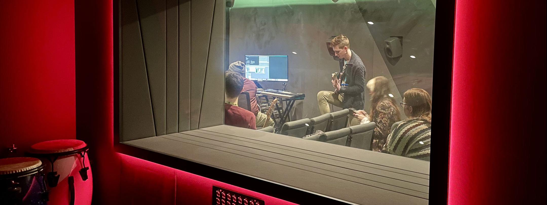 A recording booth at Abbey Road Studios.