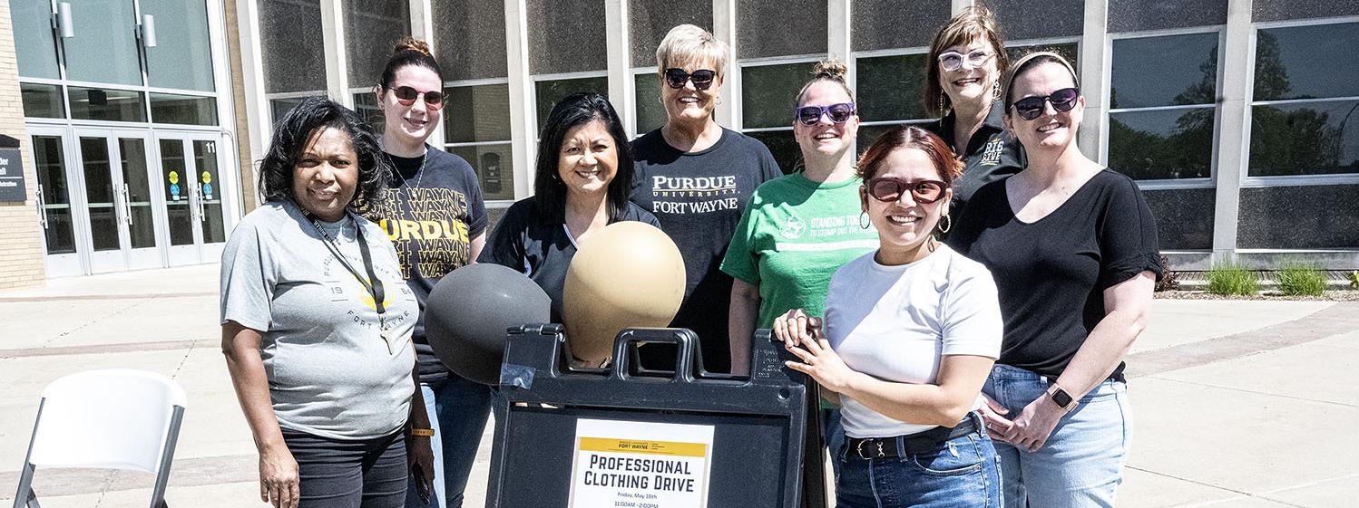 Clothing drive drop-off