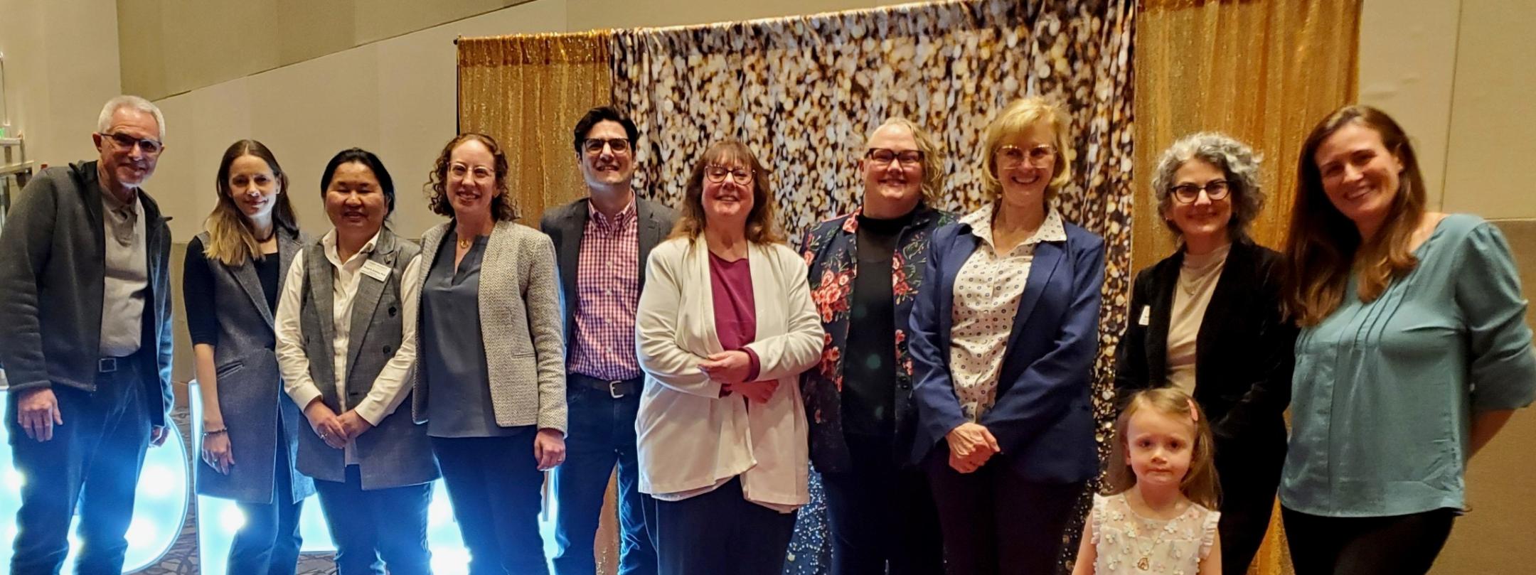 Dean Badia with Faculty and Staff