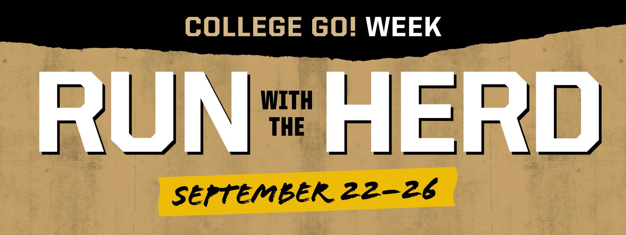 College GO! Week 2025 — September 22–26