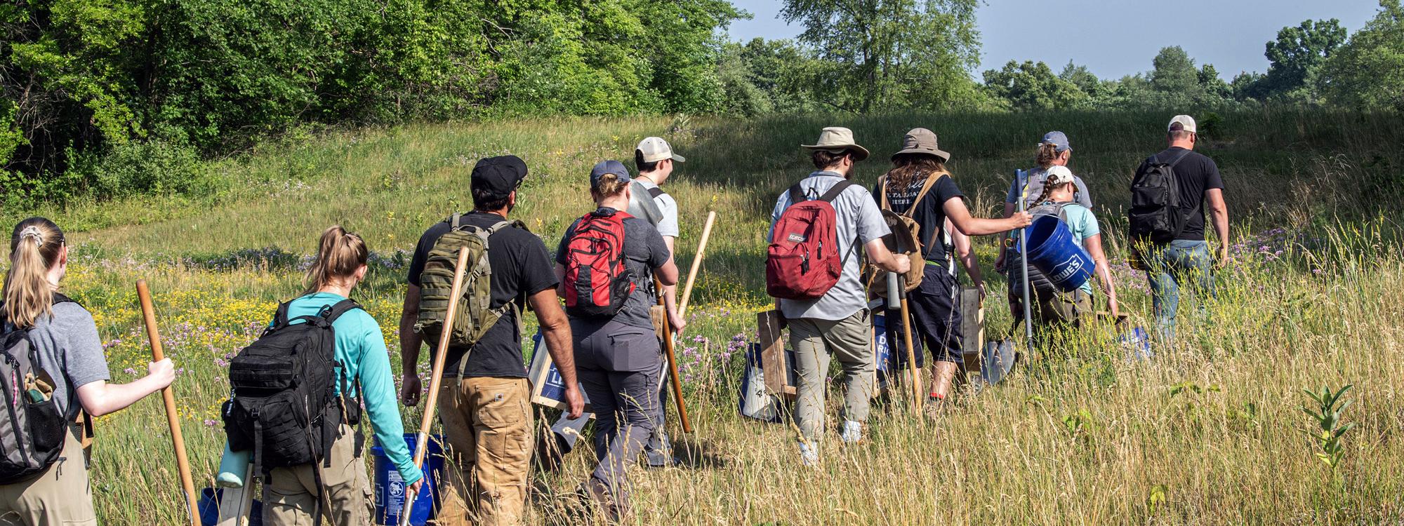 Anthropology-Field School Walking