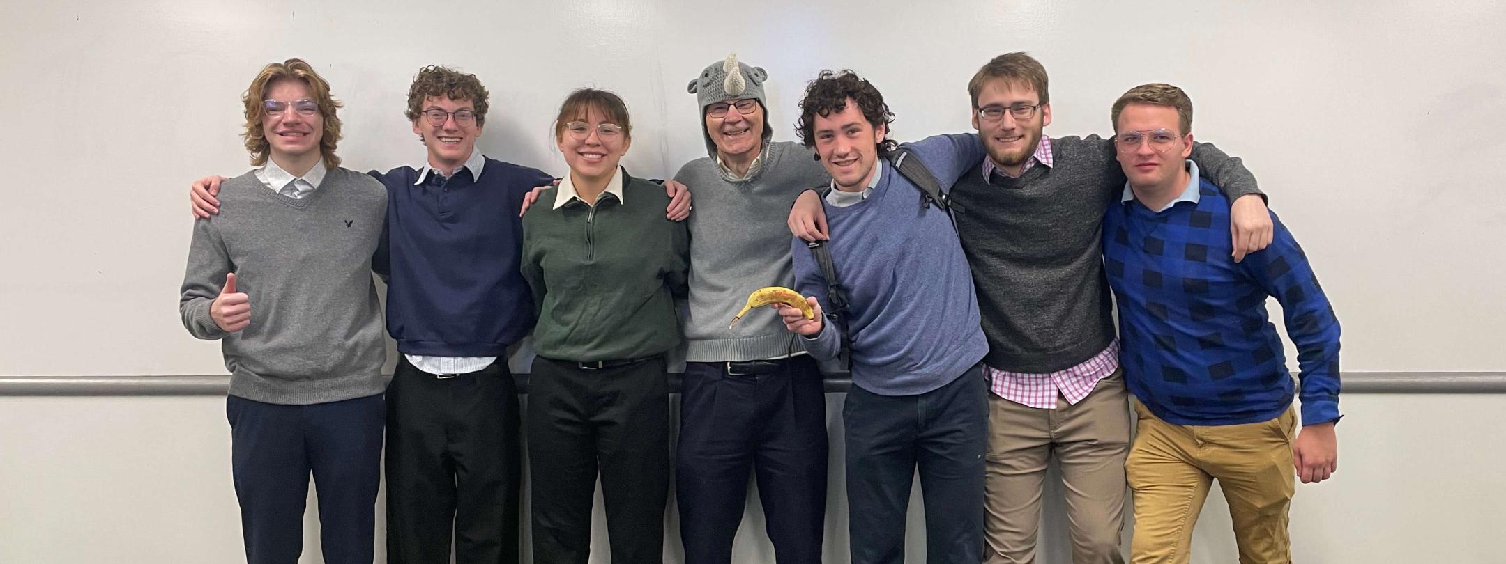 John LaMaster's students are dressed like him