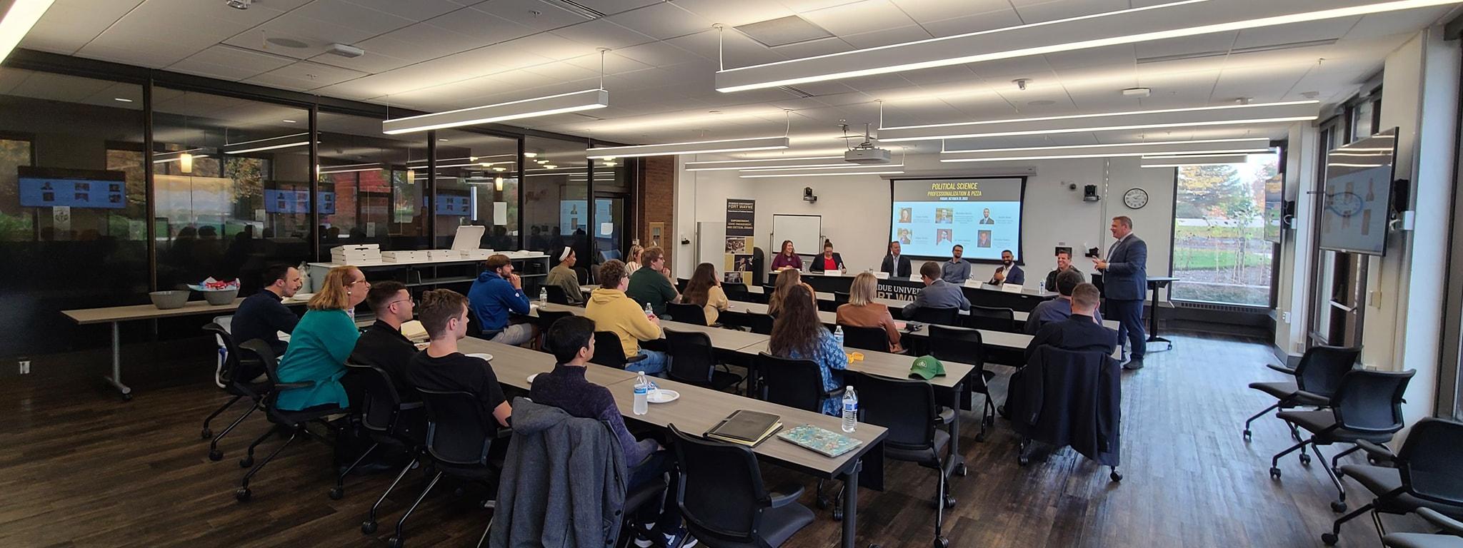 Dr. Wolf teaching class