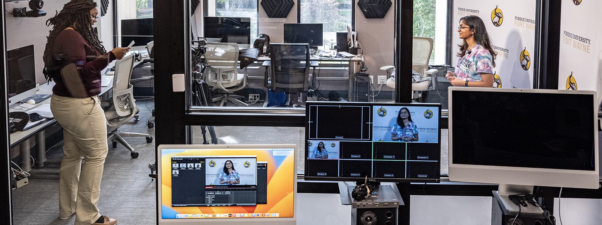 Students in computer lab