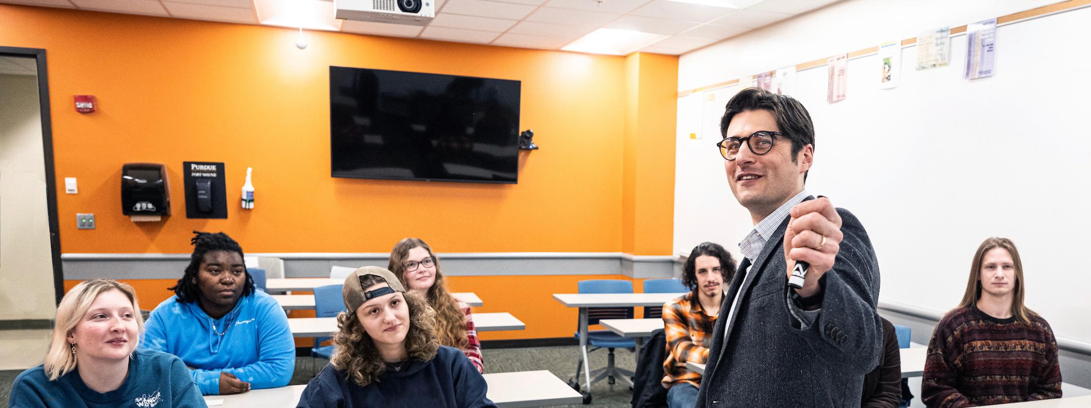 Professor Teaching a class