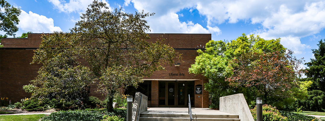 Front of Liberal Arts Building