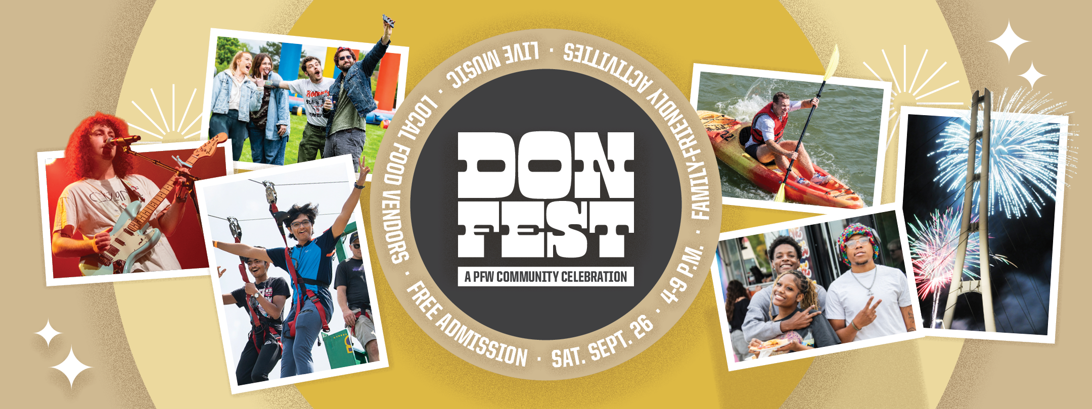 Don Fest banner text logo
