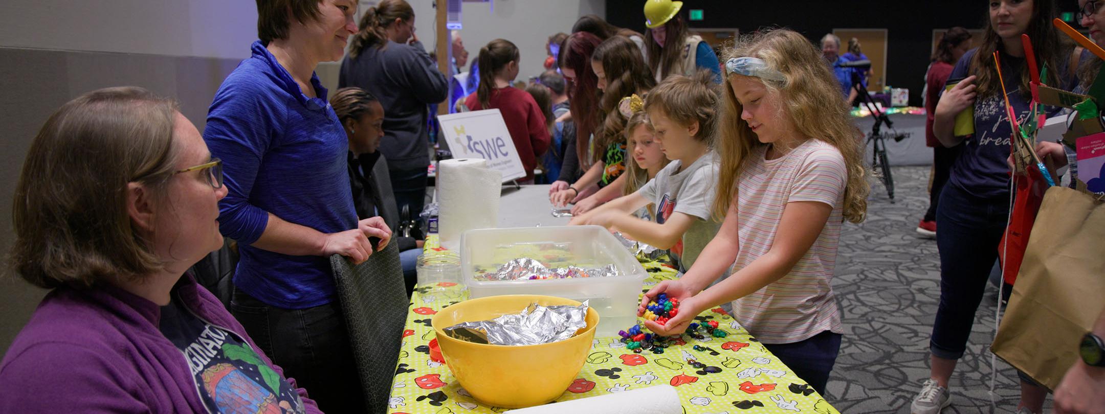 The STEM Expo featured many interactive activities.