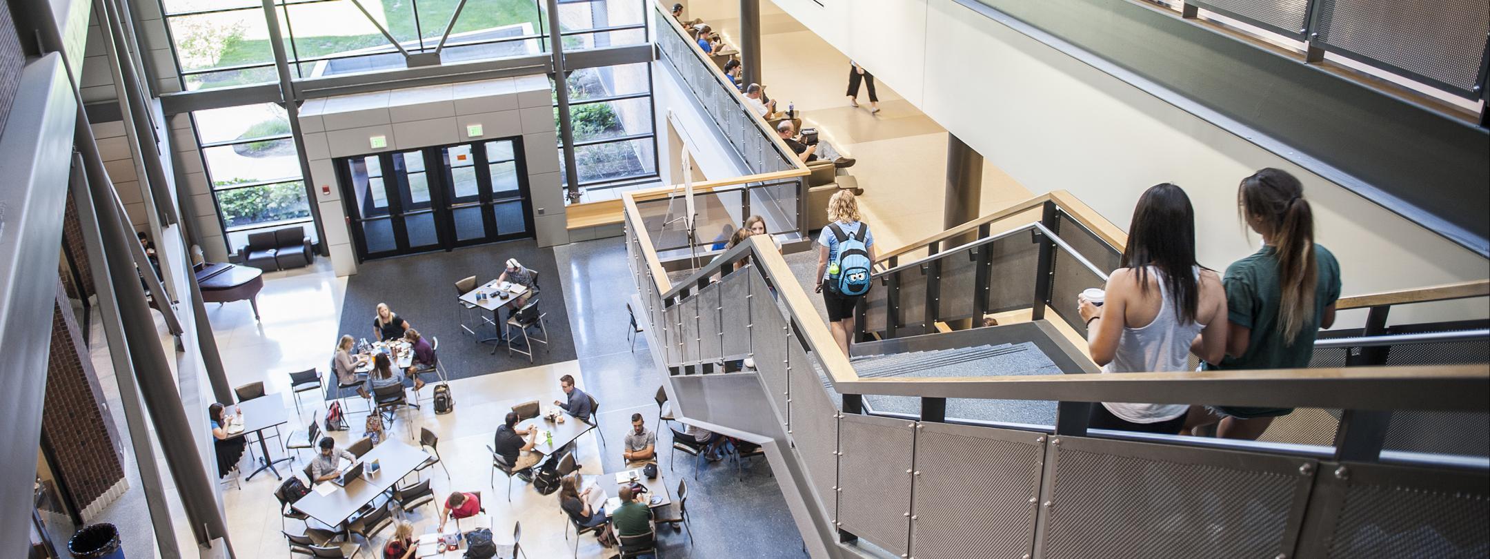 Walb Union interior study area.