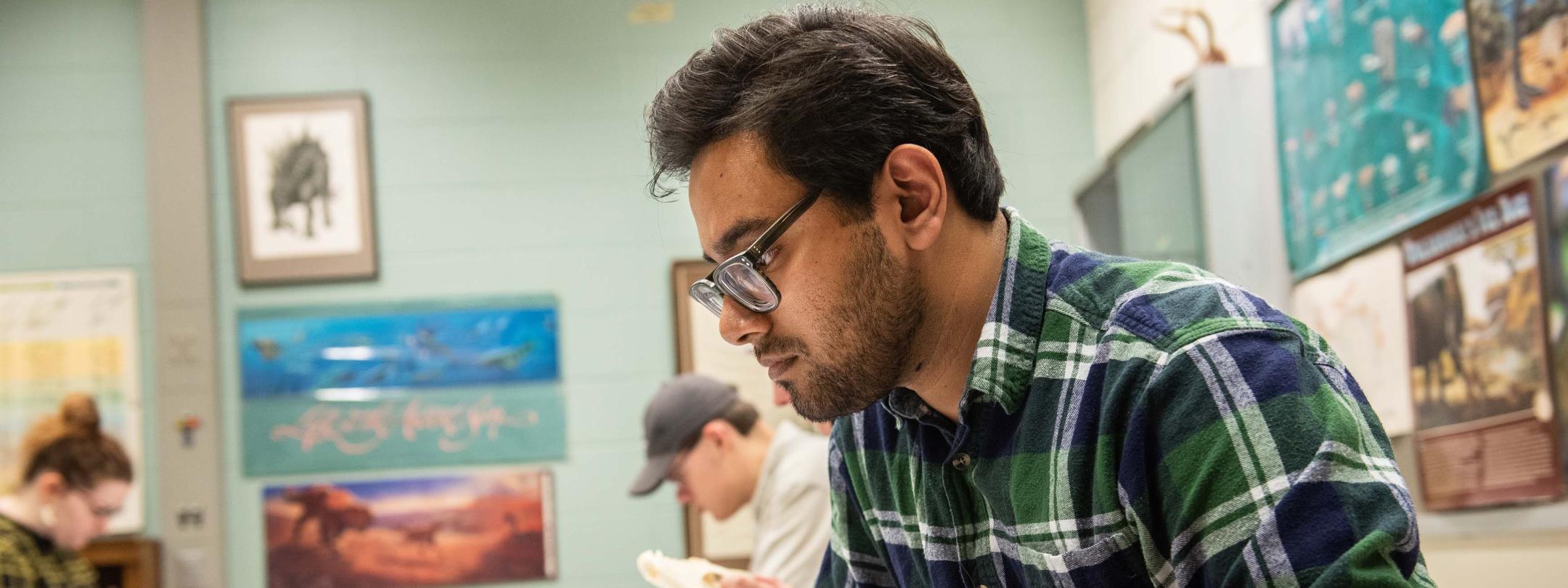 Record taking on observations in a lab setting
