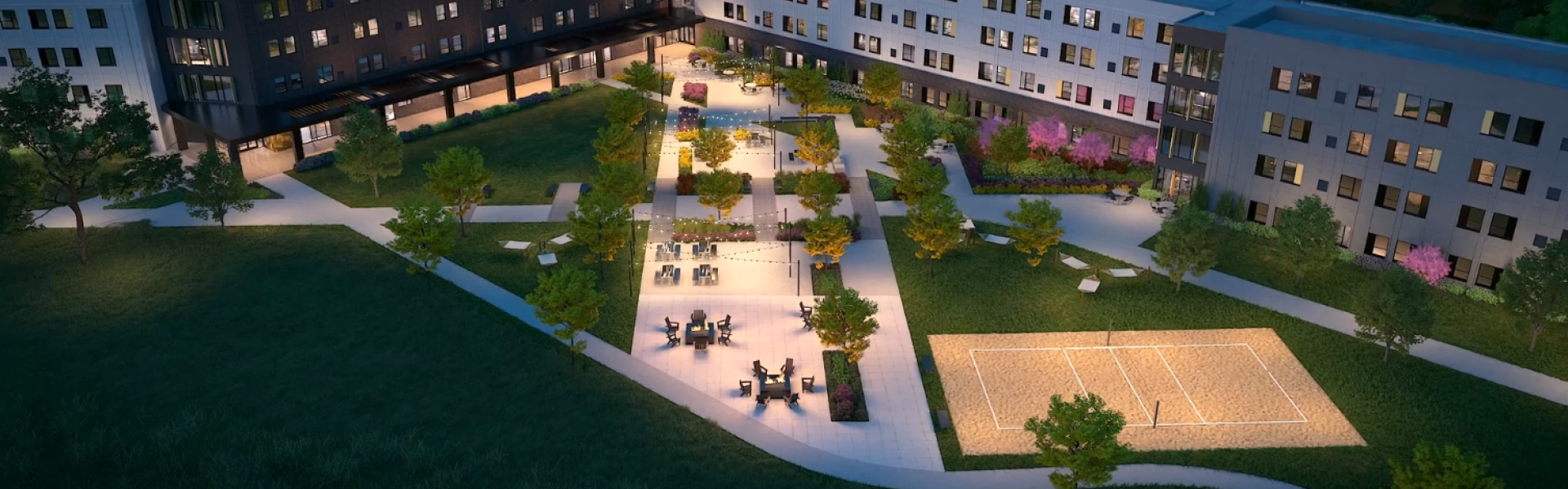 Rendering of Trace Housing project.