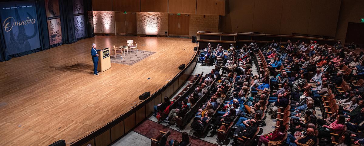 Audience at George Takei night during Omnibus 2022.