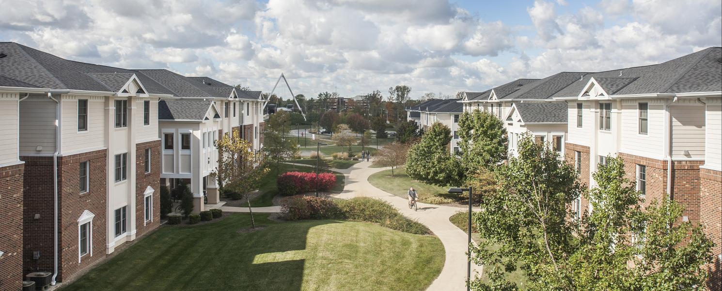 Student housing on the Waterfield Campus.