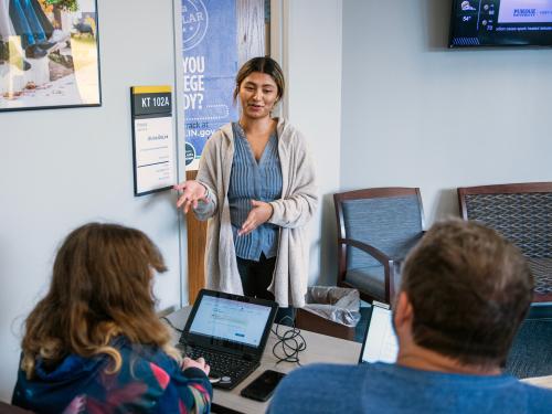 FAFSA Completion night with students and families.