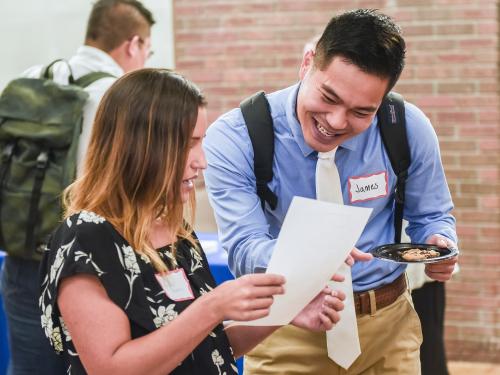 DSB students an accounting networking event