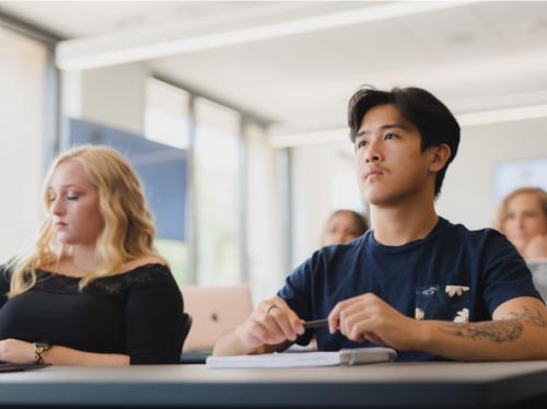 Students in classroom