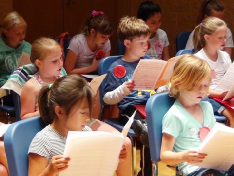 Students at camp