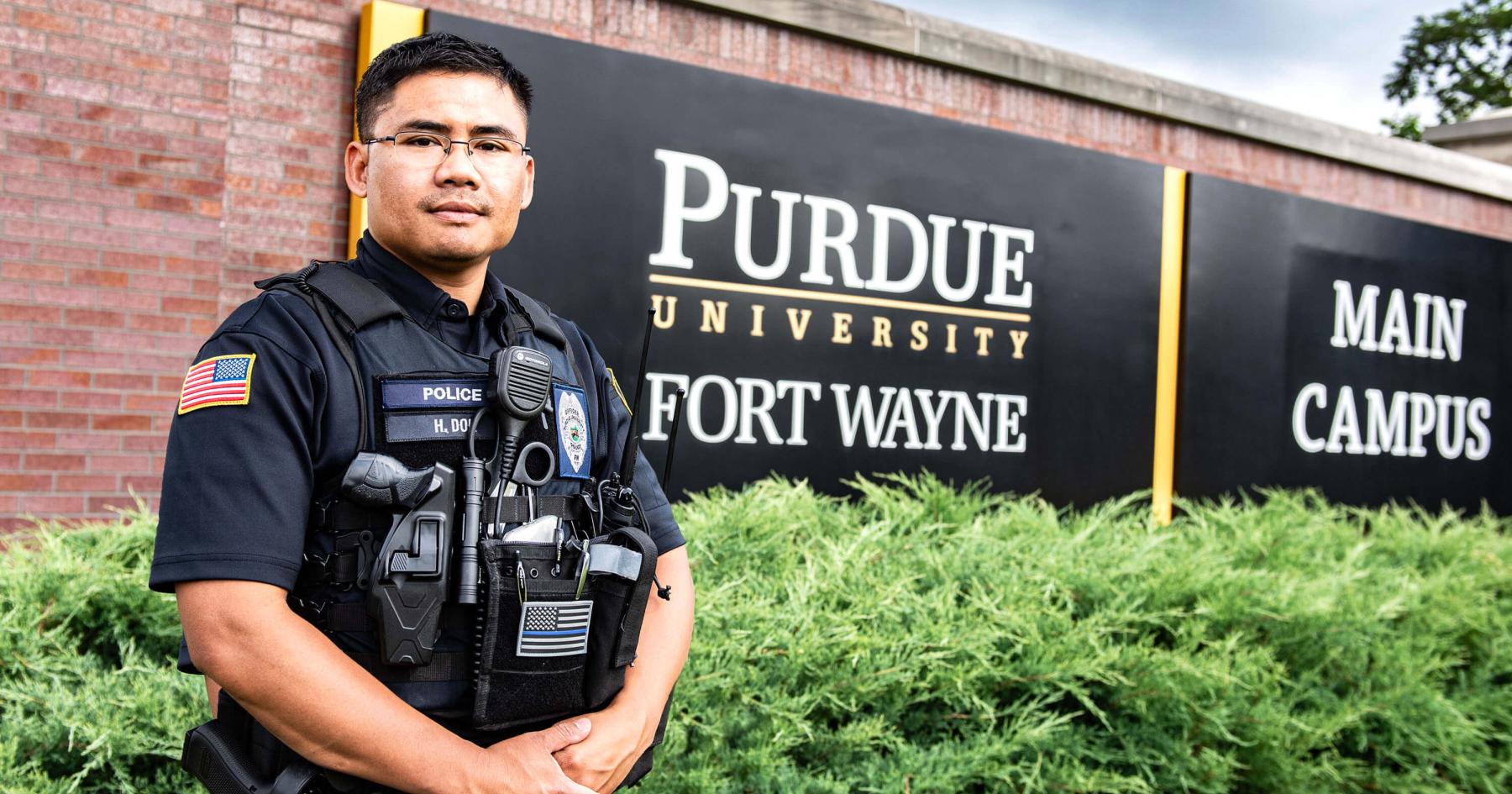 PFW police officer’s past inspires servantfirst approach Purdue