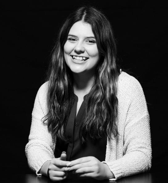 Student Carolyn Childers poses for a photo.
