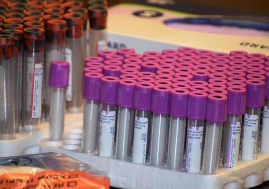Vials for blood health screenings
