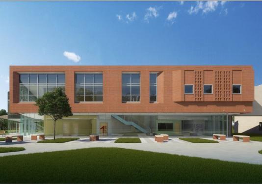 Planned music technology building on the Purdue Fort Wayne campus