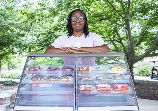 Photo of Shante Smith, owner of Taye's Treats