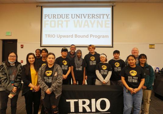 TRIO Upward Bound student group photo