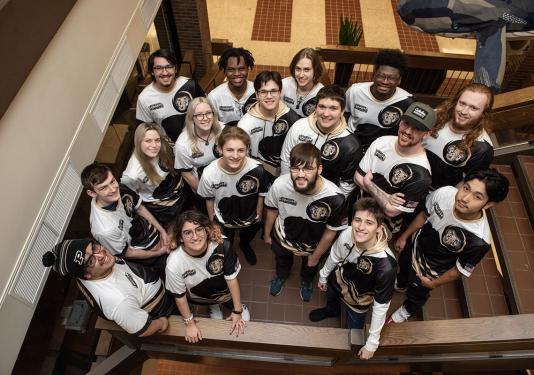 Members of the Mastodon Esports team