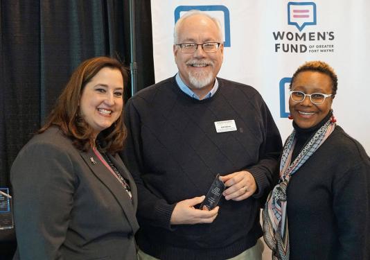 Kirk Tolliver accepts the Silver Award