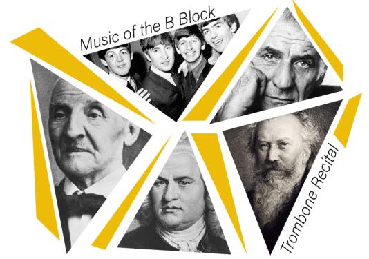 Collage including famous composers and musicians