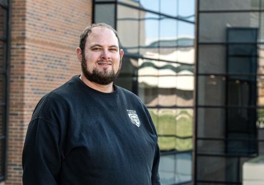 Portrait of Ryan McCombs, director of the Disability Access Center at Purdue Fort Wayne