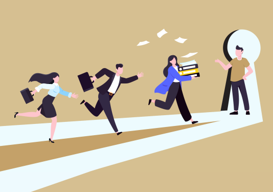 Students Chasing the Career Ladder