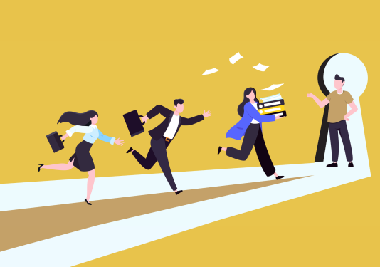Students Chasing the Career Ladder