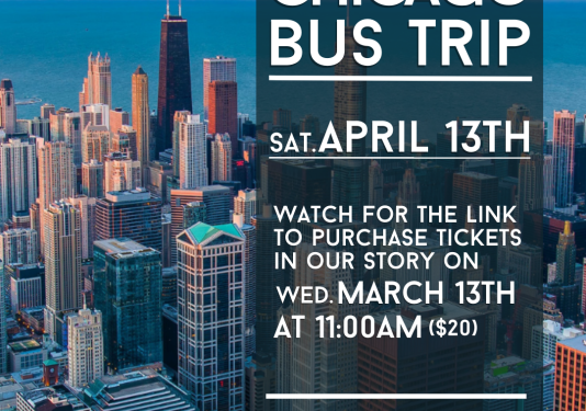 Chicago Bus Trip Flyer