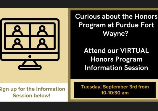 Attend the Honors Virtual information session! 
