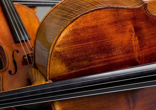picture of cello and violin 